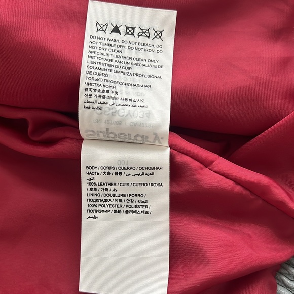 Superdry real leather bomber jacket size small - Picture 13 of 16